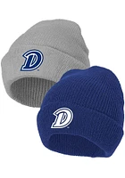 Drake Bulldogs Addison Beanie 2-Pack Baby Knit Hat - Blue