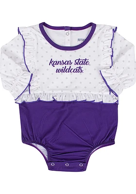 K-State Wildcats Baby Blue Rene LS Tops One Piece