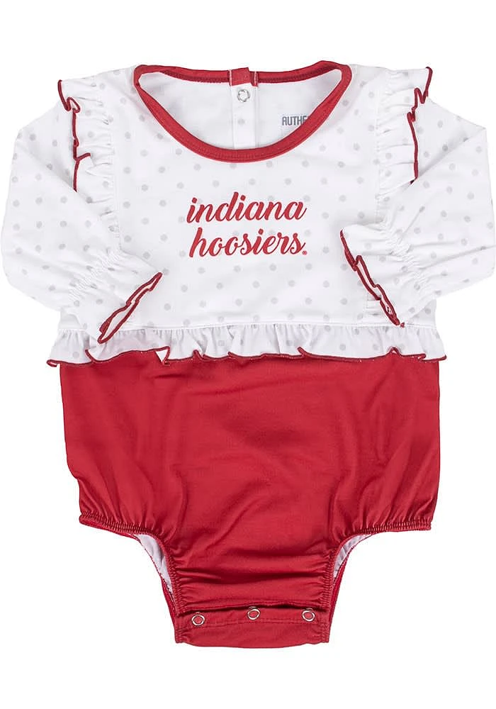 Indiana Hoosiers Baby Blue Rene LS Tops One Piece