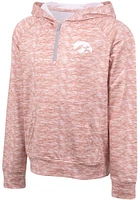 Iowa Hawkeyes Girls Blue Susan LS Tops Qtr Zip