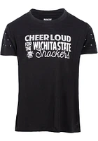 Wichita State Shockers Toddler Girls Blue Reta Short Sleeve T-Shirt