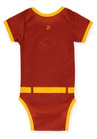 Iowa State Cyclones Baby Cardinal Super Hero Short Sleeve One Piece