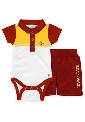 Iowa State Cyclones Infant Cardinal Camden Set Top and Bottom