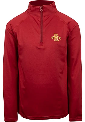 Iowa State Cyclones Youth Cardinal Flint Long Sleeve Quarter Zip Shirt
