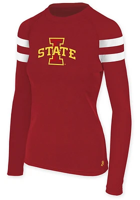 Iowa State Cyclones Womens Crimson Kenna LS Tee