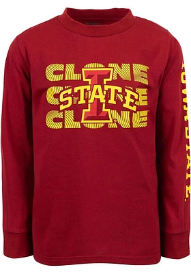 Iowa State Cyclones Youth Cardinal Dakota Long Sleeve T-Shirt