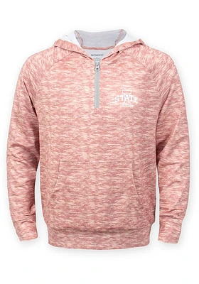 Iowa State Cyclones Girls Pink Susan LS Tops Qtr Zip