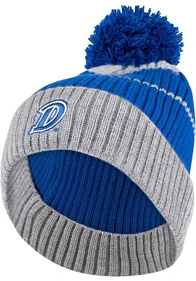 Drake Bulldogs Blue Owens Mens Knit Hat
