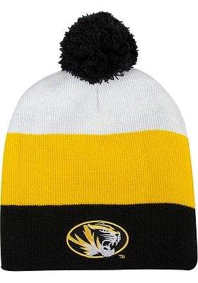 Missouri Tigers Yellow Warner Mens Knit Hat