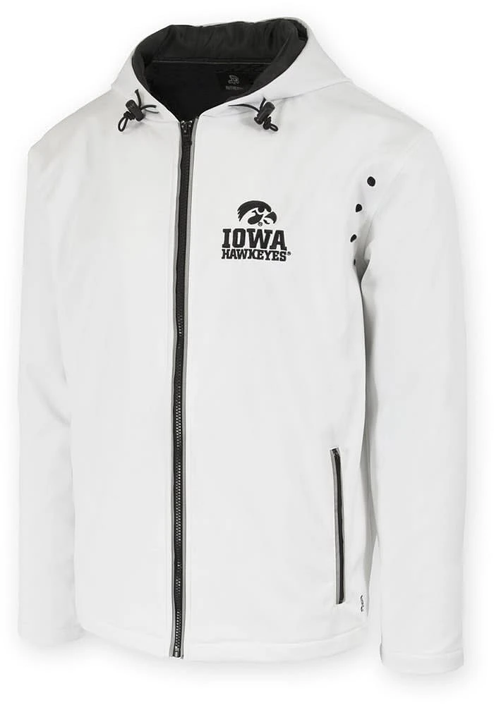 Iowa Hawkeyes Mens White STEVEN Light Weight Jacket