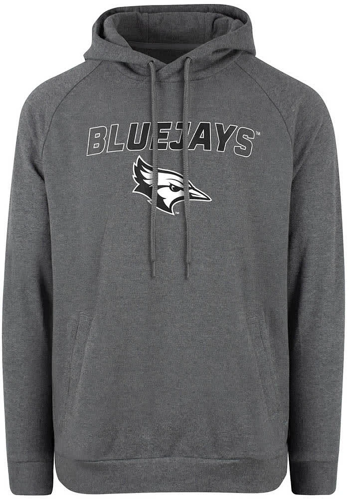 Creighton Bluejays Mens Grey Sanford Long Sleeve Hoodie