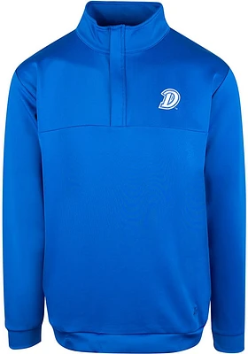 Drake Bulldogs Mens Blue Miro Long Sleeve Qtr Zip Pullover