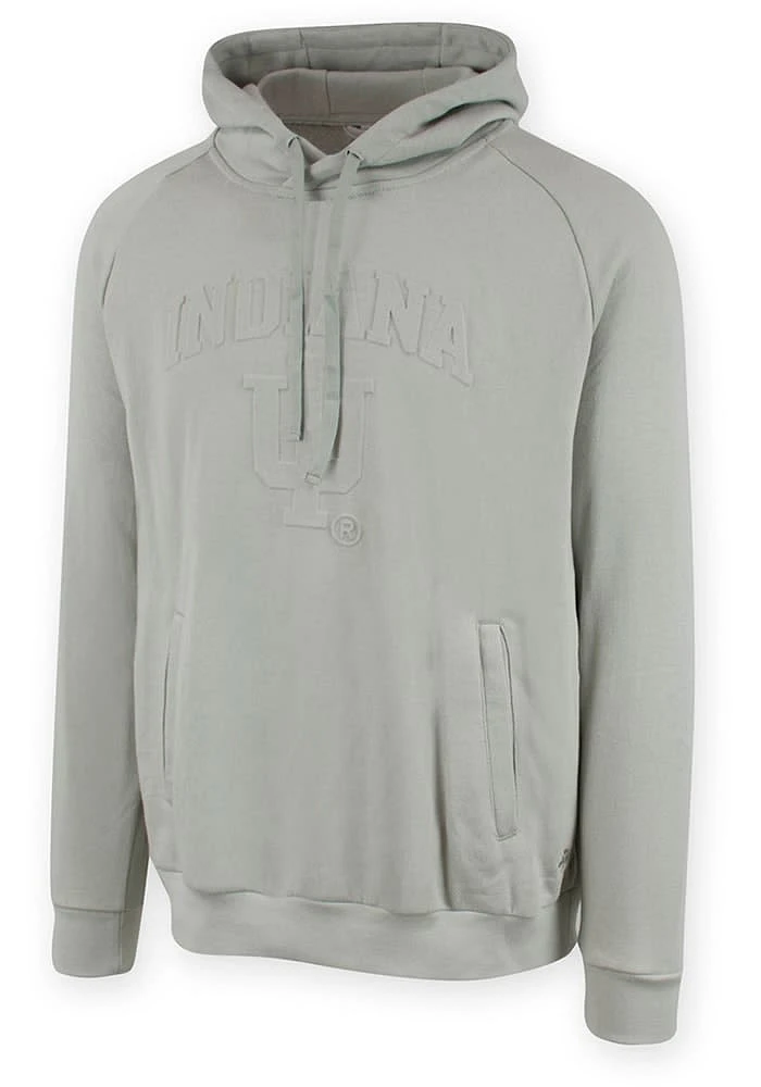 Indiana Hoosiers Mens Grey Athens Long Sleeve Hoodie