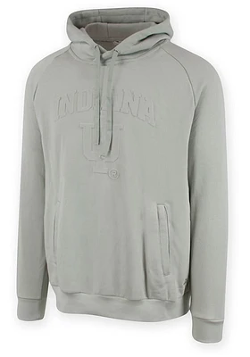 Indiana Hoosiers Mens Grey Athens Long Sleeve Hoodie