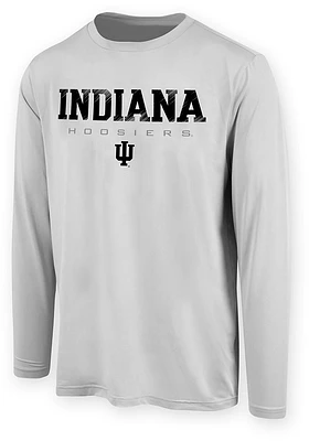 Indiana Hoosiers Grey Dante Long Sleeve T Shirt