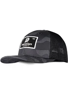 Drake Bulldogs Fletcher Camo Trucker Adjustable Hat - Black
