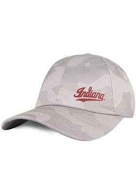 Indiana Hoosiers Grey Lena Camo Womens Adjustable Hat