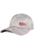 Indiana Hoosiers Grey Lena Camo Womens Adjustable Hat