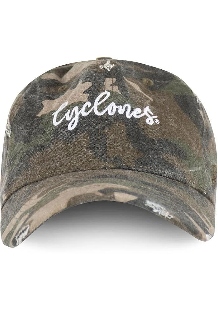 Iowa State Cyclones Green Elodie Camo Womens Adjustable Hat