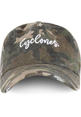 Iowa State Cyclones Green Elodie Camo Womens Adjustable Hat