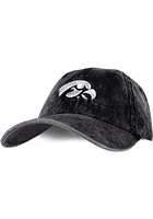 Iowa Hawkeyes Black Neveah Washed Youth Adjustable Hat