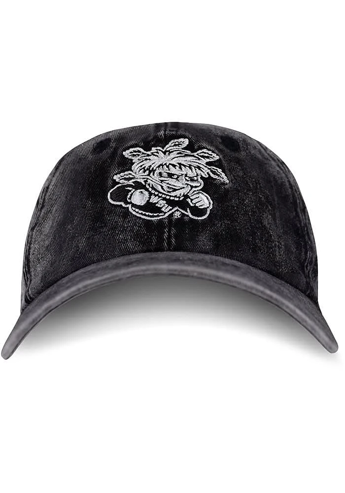 Wichita State Shockers Black Neveah Washed Youth Adjustable Hat