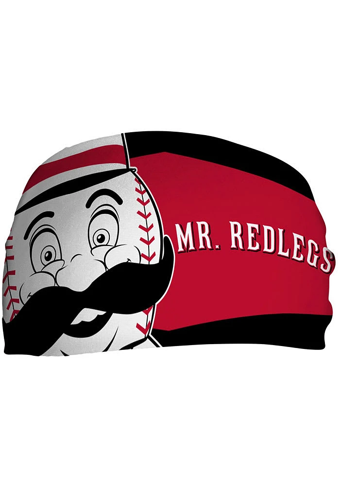 Cincinnati Reds Mascot Nameplate Mens Headband