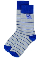 Kentucky Wildcats Striped Design Mens Dress Socks