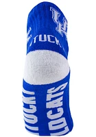 Kentucky Wildcats Team Color Mens Quarter Socks