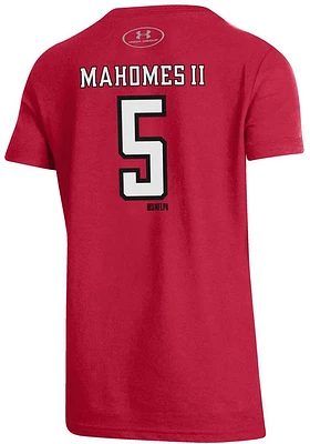 Patrick Mahomes Texas Tech Red Raiders Youth Player Tee
