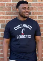 Under Armour Cincinnati Bearcats Black Stacked Arch Short Sleeve T Shirt