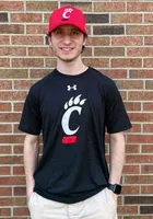 Under Armour Cincinnati Bearcats Black Big Logo Short Sleeve T Shirt