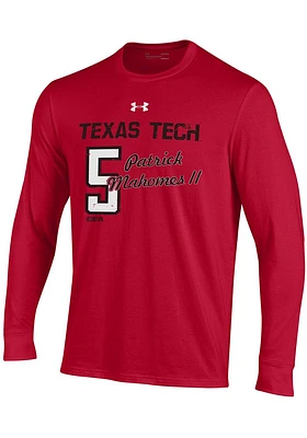 Patrick Mahomes Texas Tech Red Raiders Shooter Long Sleeve Player T Shirt