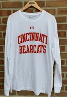 Under Armour Cincinnati Bearcats White Arch Name Long Sleeve T Shirt