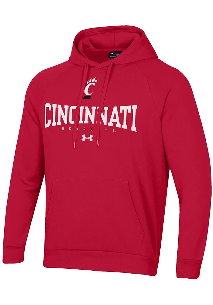 Under Armour Cincinnati Bearcats Mens All Day Fleece Long Sleeve Hoodie