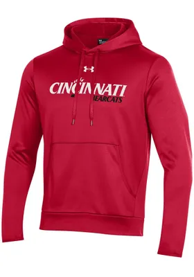 Under Armour Cincinnati Bearcats Mens Red Fleece Hood