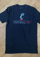 Under Armour Cincinnati Bearcats Black Script Football Short Sleeve T Shirt