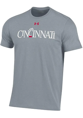 Under Armour Cincinnati Bearcats Vault Wordmark Short Sleeve T Shirt