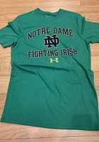 Under Armour Notre Dame Fighting Irish Green Number One Short Sleeve T Shirt