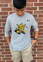 Under Armour Wichita State Shockers Grey Cotton Long Sleeve T Shirt