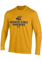 Under Armour Wichita State Shockers Gold Name Drop Long Sleeve T Shirt