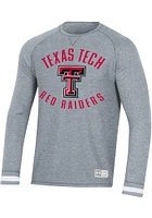 Under Armour Texas Tech Red Raiders Mens Grey Universal Gameday Thermal Long Sleeve Fashion Sweats..