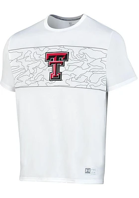 Under Armour Texas Tech Red Raiders White Gameday Short Sleeve T Shirt