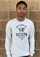 Under Armour Wichita Wind Surge Mens Grey Property Of Long Sleeve Crew Sweatshirt