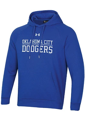 Under Armour Oklahoma City Dodgers Mens Blue Block Line Long Sleeve Hoodie