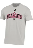 Under Armour Cincinnati Bearcats Grey Performance Cotton Short Sleeve T Shirt