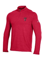 Under Armour Texas Tech Red Raiders Mens Charged Cotton Long Sleeve Qtr Zip Pullover