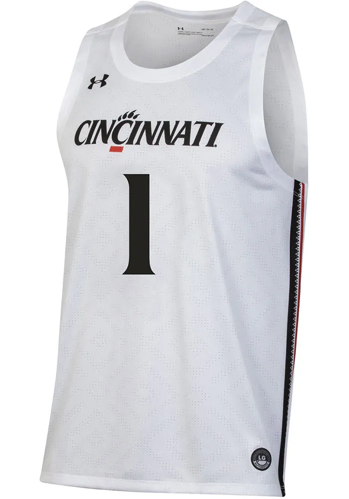 Under Armour Cincinnati Bearcats White Replica Jersey