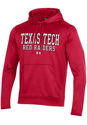Under Armour Texas Tech Red Raiders Mens Script Fleece Hood