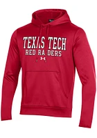 Under Armour Texas Tech Red Raiders Mens Script Fleece Hood